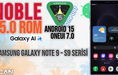 Noble 5.0 Beta CALABRIA III - Android 15 OneUI 7.0 | Samsung Galaxy S9 / S9+ / Note 9 Özel Rom