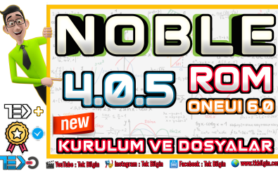 Noble 4.0.5 CALABRIA II - Android 14 OneUI 6.0 | Samsung Galaxy S9 / S9+ / Note 9 Özel Rom