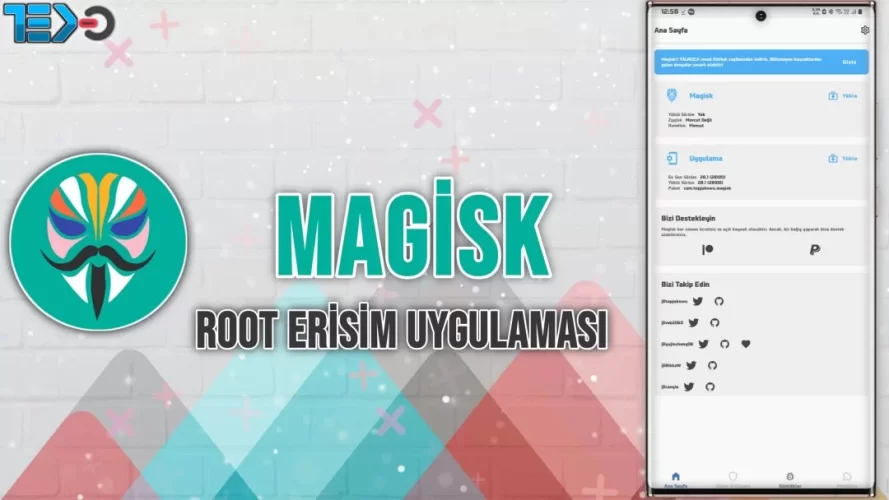 Kaynak 'Magisk'