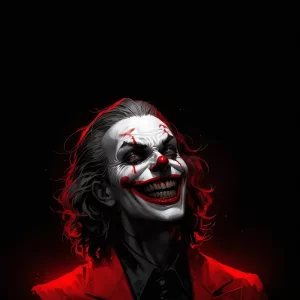 Smile... because madness is just one bad day away. 🃏🔥_._._._.__JokerVibes _WhySoSerious _Clow...webp