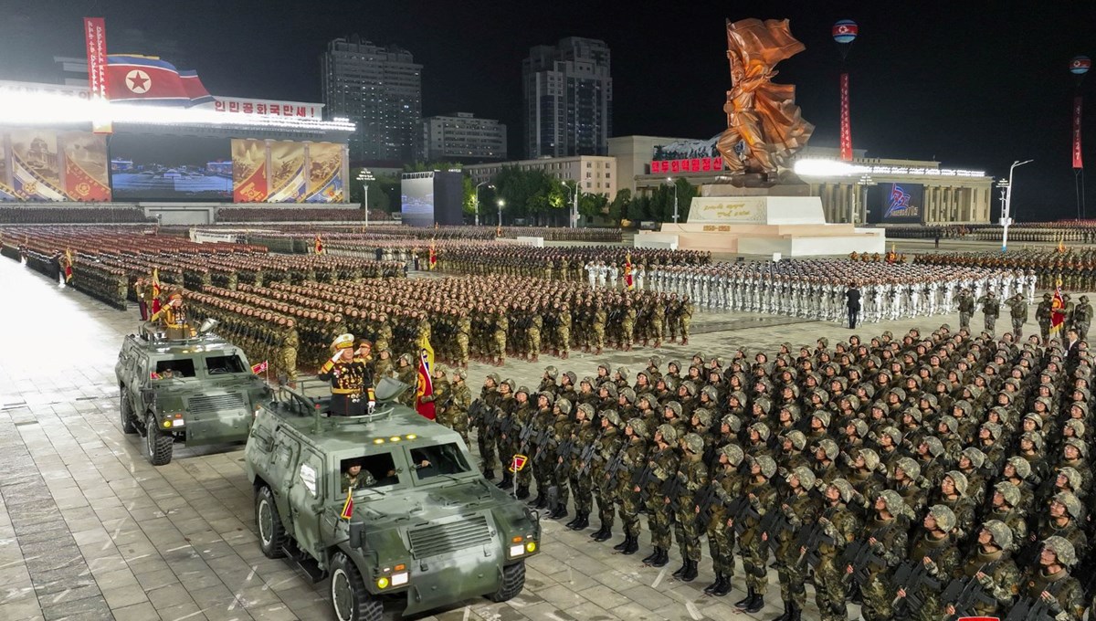 Kim Jong-un'dan Kore Savaşı'nı sona erdiren antlaşmanın 70. yılında gövde gösterisi