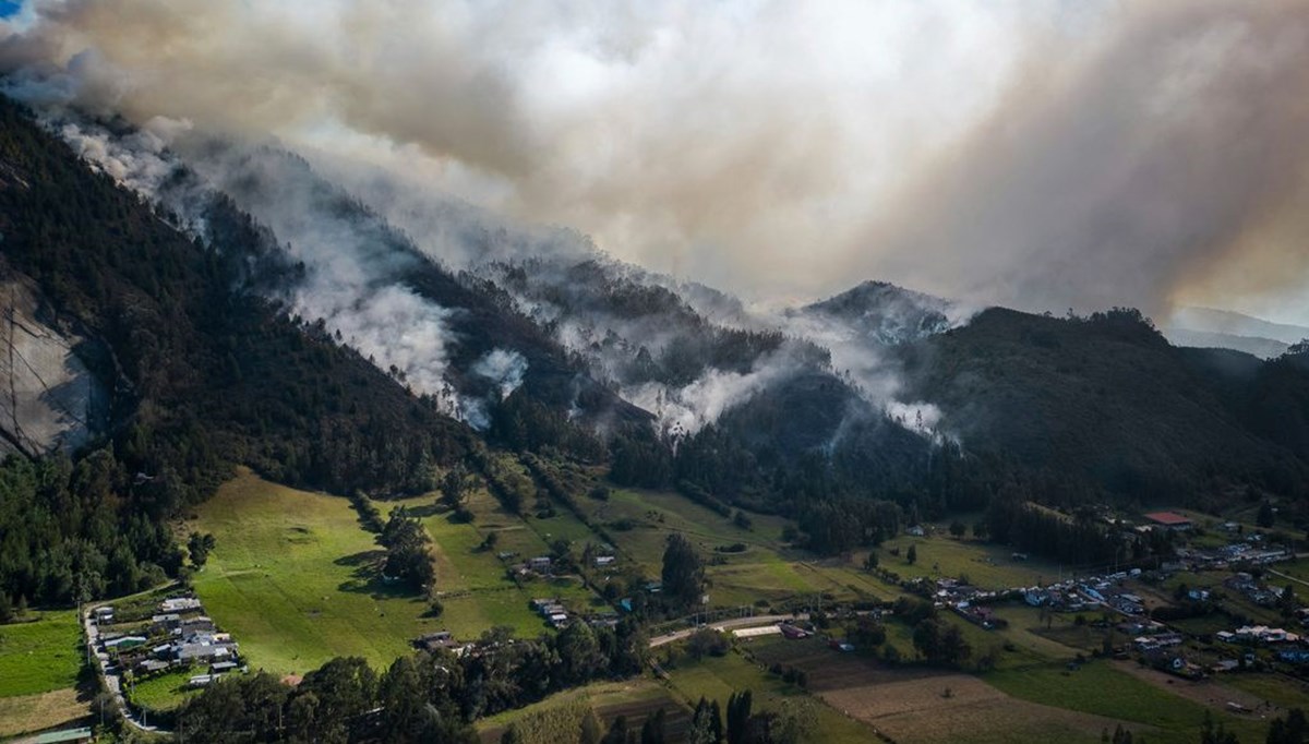 Kolombiya, orman yangınları nedeniyle 