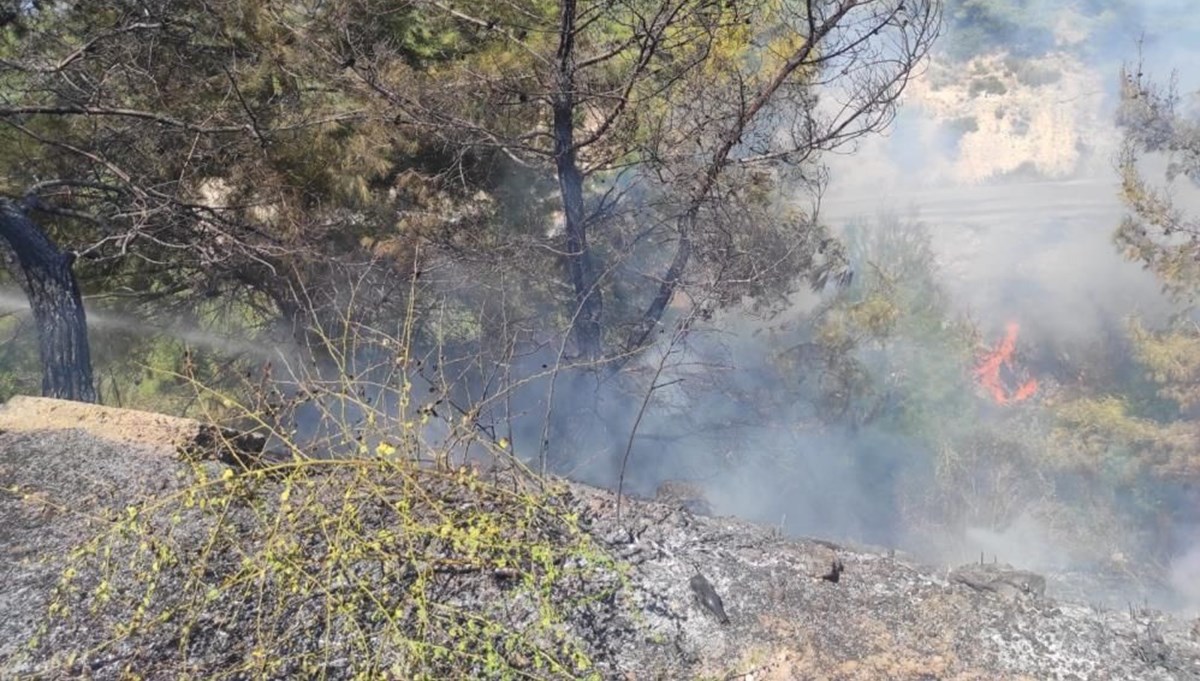 Manavgat’ta çöp döküm sahasında yangın