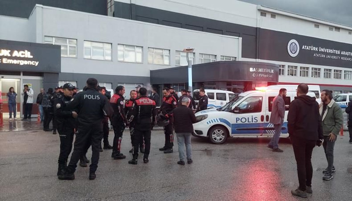 Erzurum'da hasta yakınlarından sağlıkçılara ve polise saldırı: 3 gözaltı