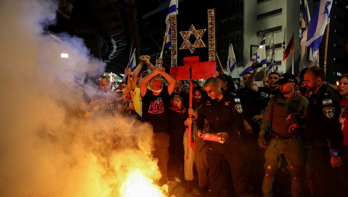 İsrailli Bakan, rehine protestolarını 