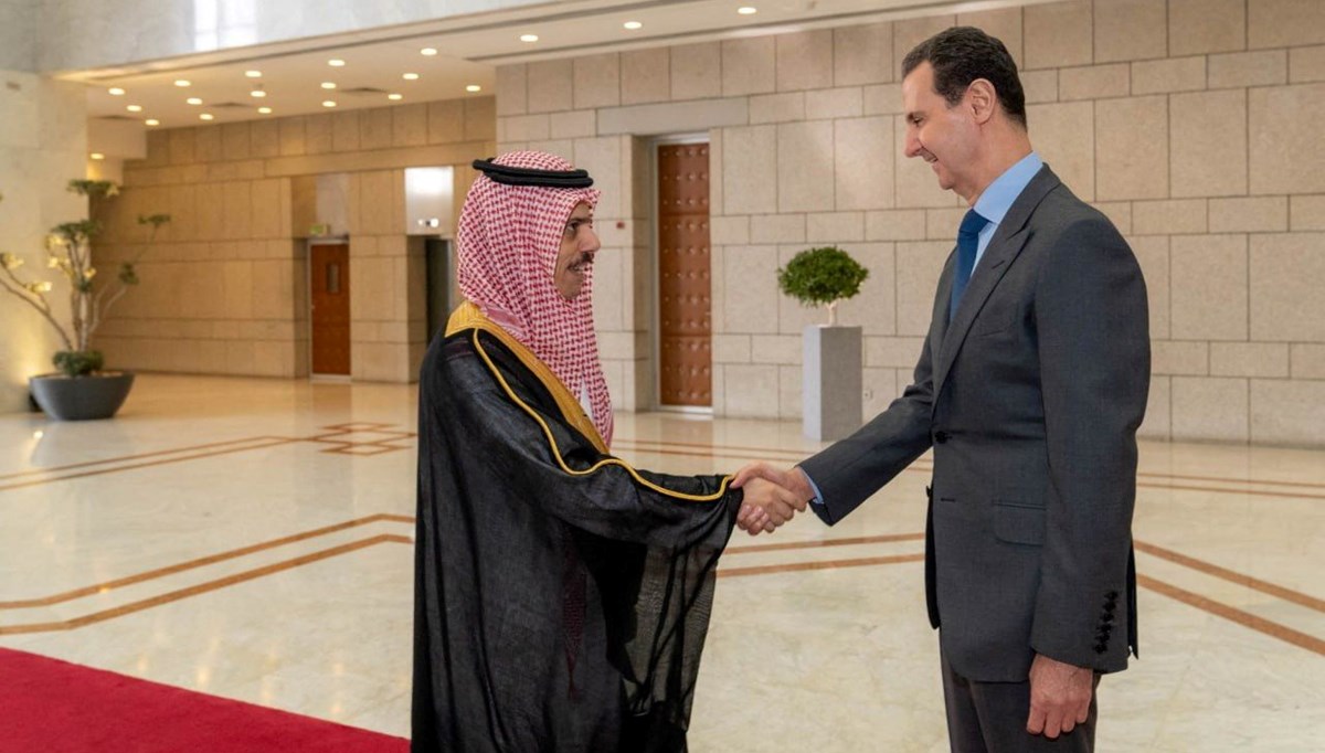 Suudi Arabistan Dışişleri Bakanı Şam'da Esad'la görüştü