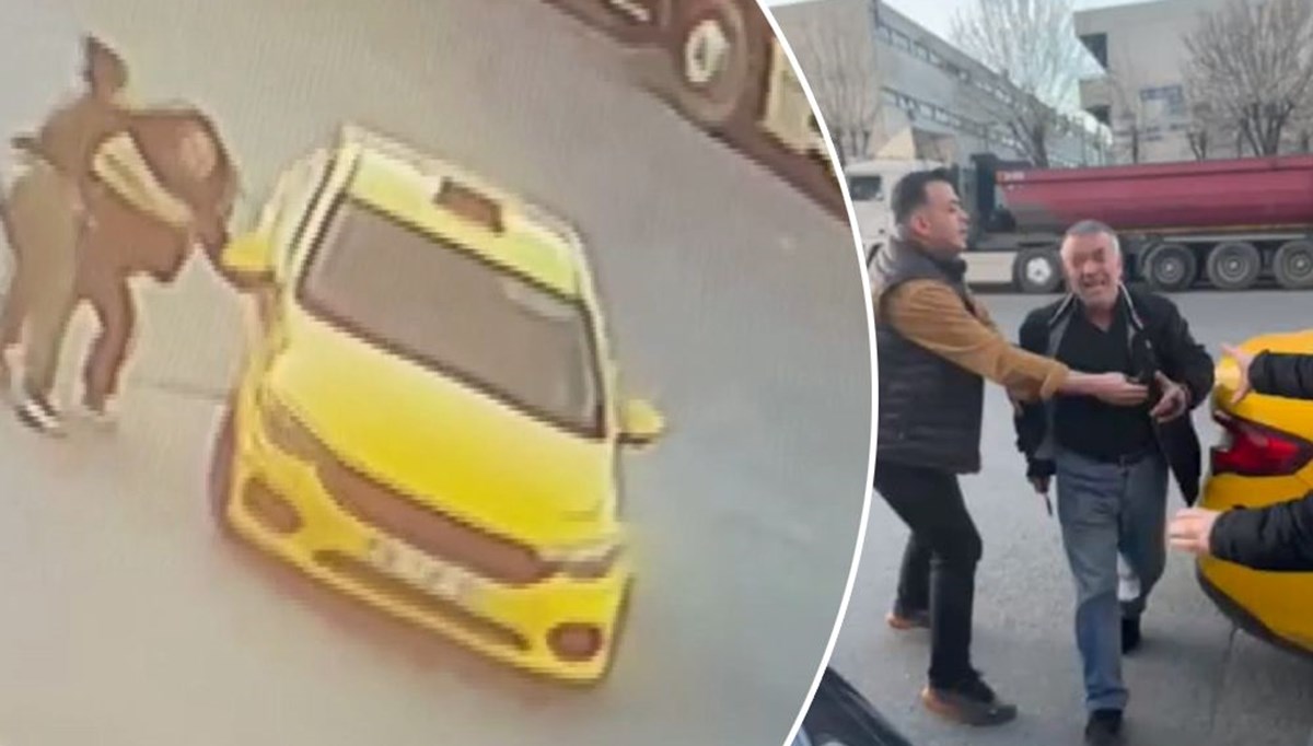 İstanbul’da taksici-yolcu kavgası: Yolcular aracı tekmeledi, taksici İngiliz anahtarıyla karşılık verdi