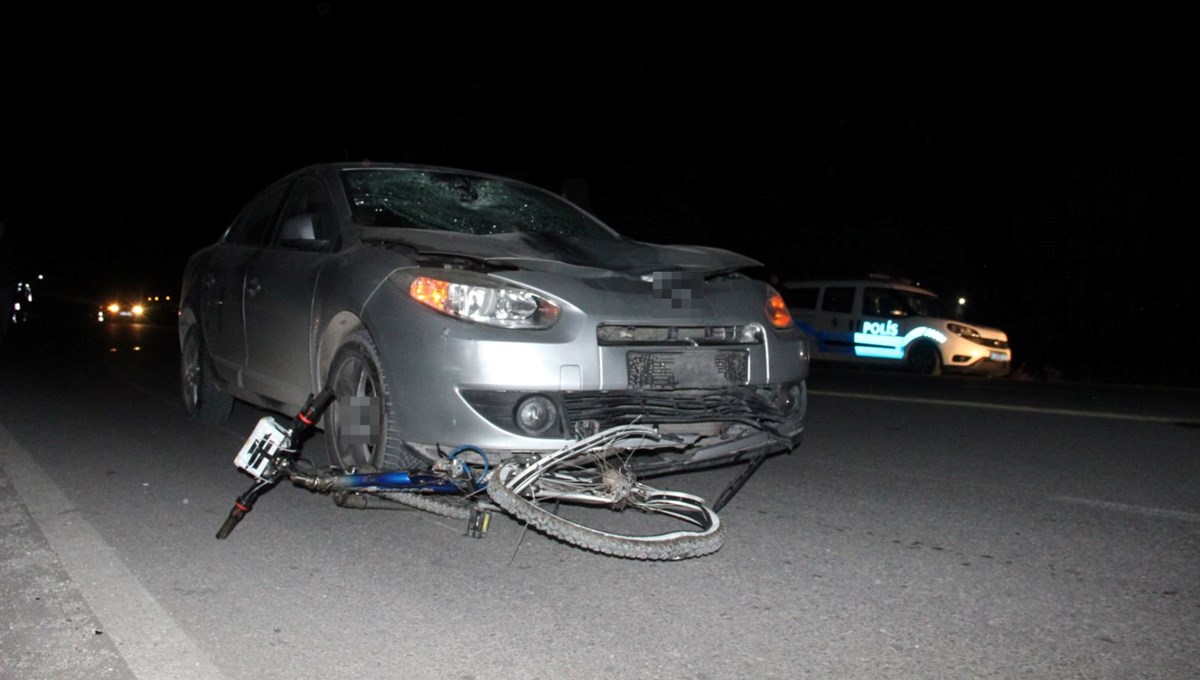 Otomobilin çarptığı bisikletli çocuk hayatını kaybetti