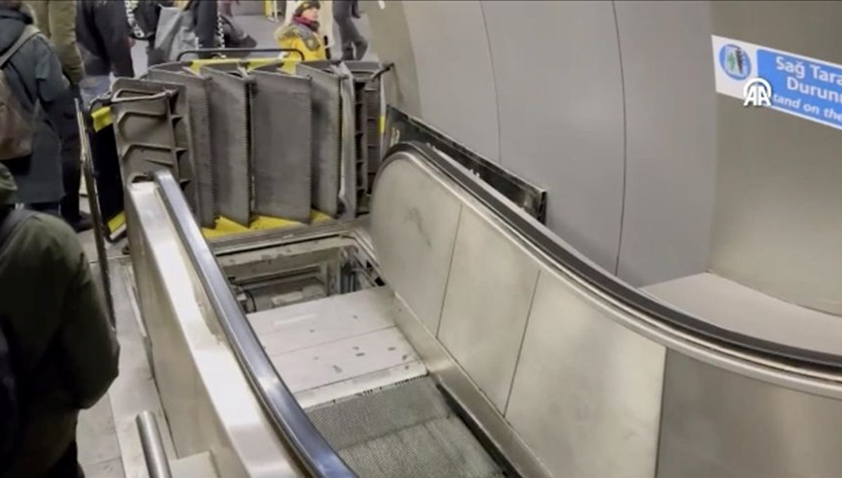 Zincirlikuyu metrobüs istasyonunda feci ölüm: Yürüyen merdivenler bu kez can aldı