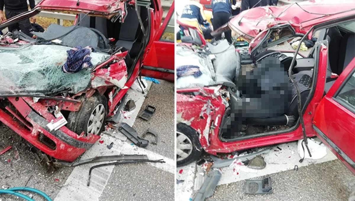 Sinop'ta otomobil, kamyona çarptı: 4 ölü