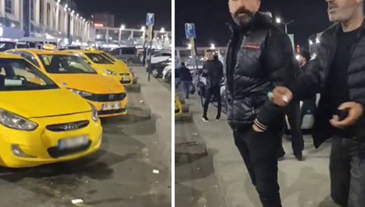 İstanbul’da taksiciyle yolcunun “trafik var” kavgası