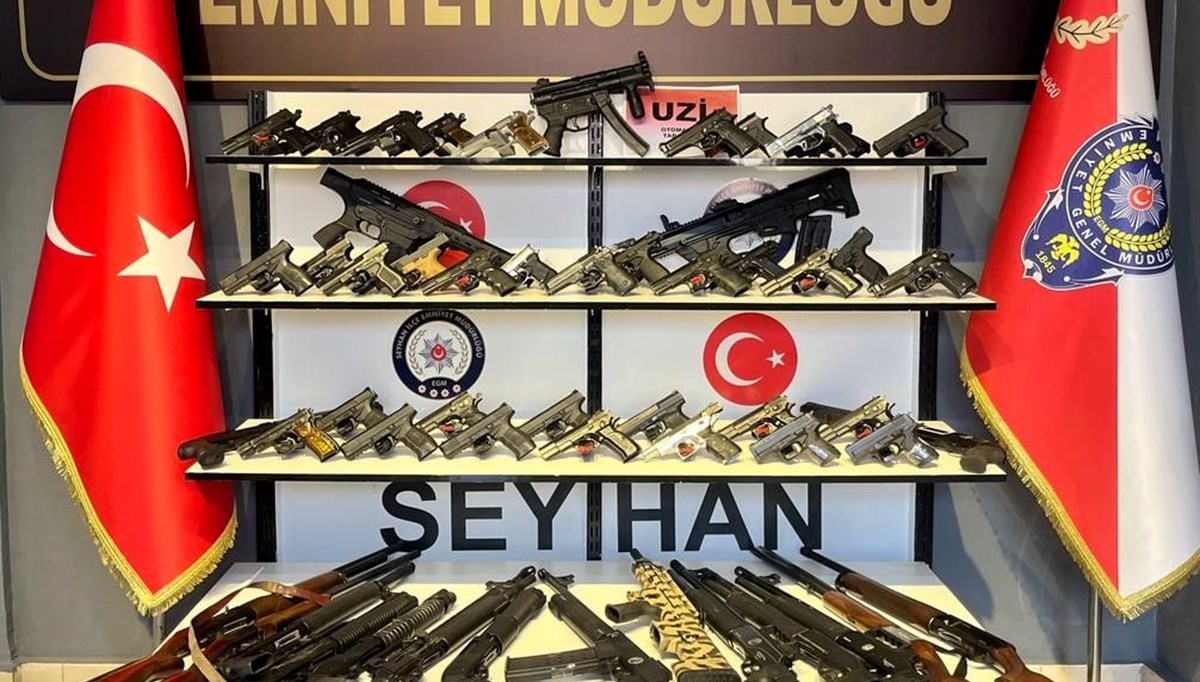 Adana'da ruhsatsız silah operasyonu: 10 kişi tutuklandı