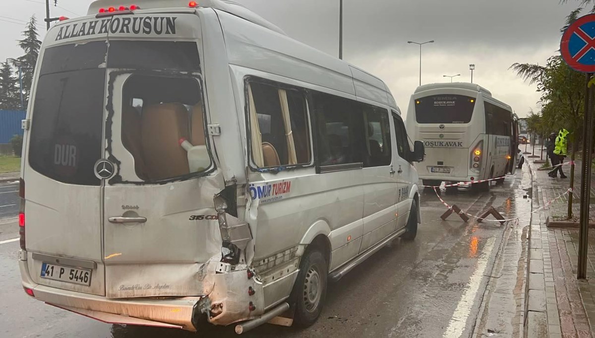 Kocaeli'de zincirleme kaza: 6 yaralı