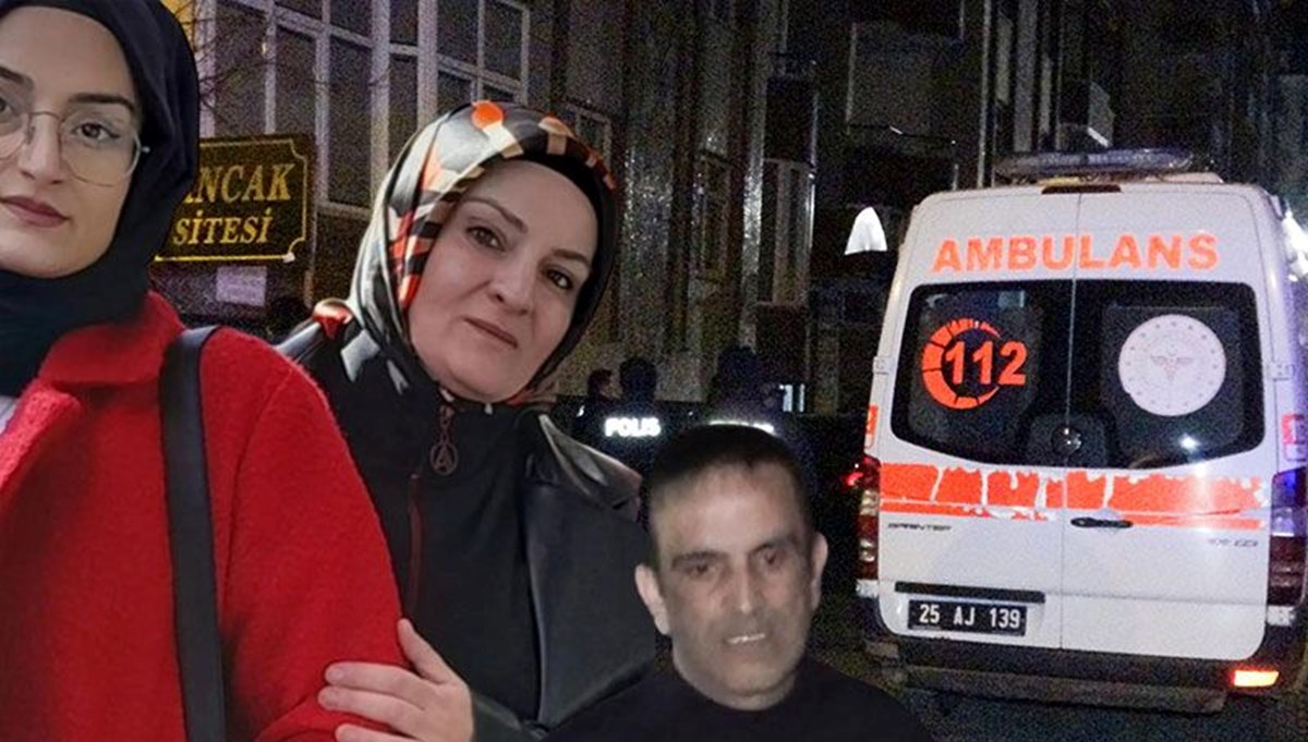 Erzurum'da kıskançlık cinayeti: Eşine 24, kızına 14 bıçak darbesi