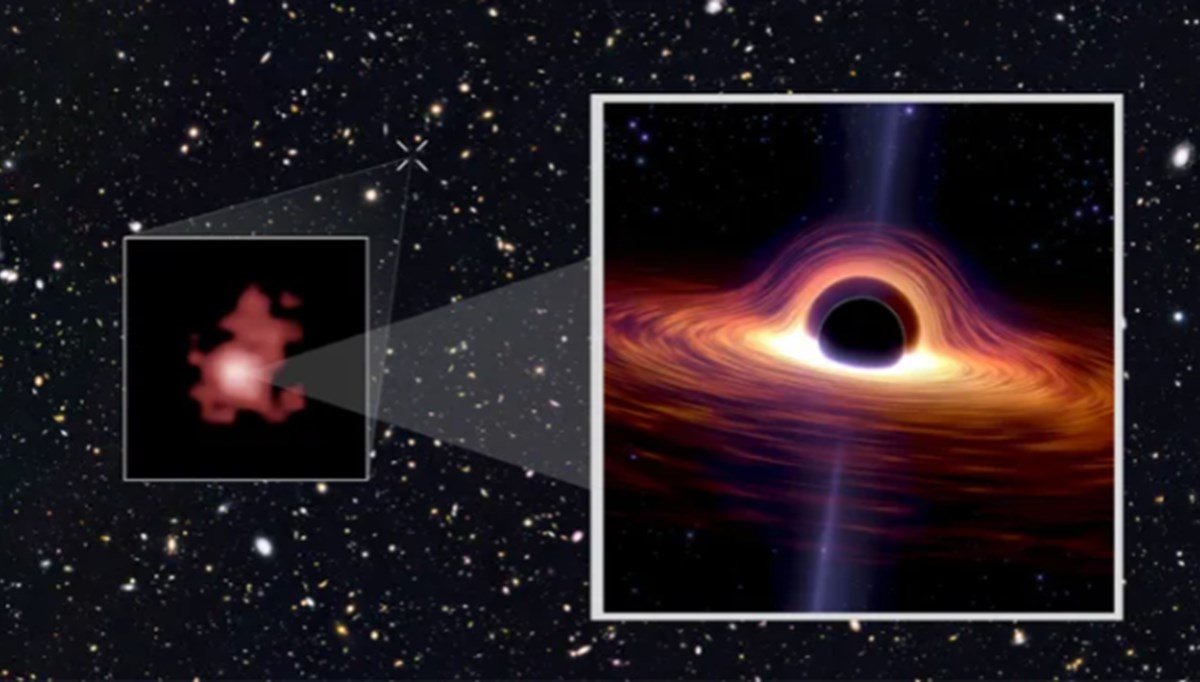 NASA şimdiye kadar gözlemlenen en eski süper kütleli kara deliği keşfetti