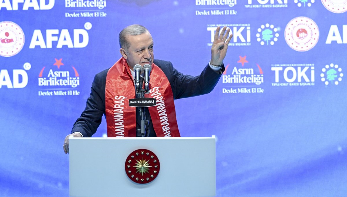 Kahramanmaraş’ta deprem konutları teslim töreni | Cumhurbaşkanı Erdoğan: İfademizin üzerinde tepiniyorlar