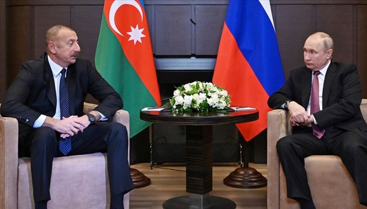Azerbaycan Cumhurbaşkanı Aliyev'den Rusya Devlet Başkanı Putin'e taziye mesajı