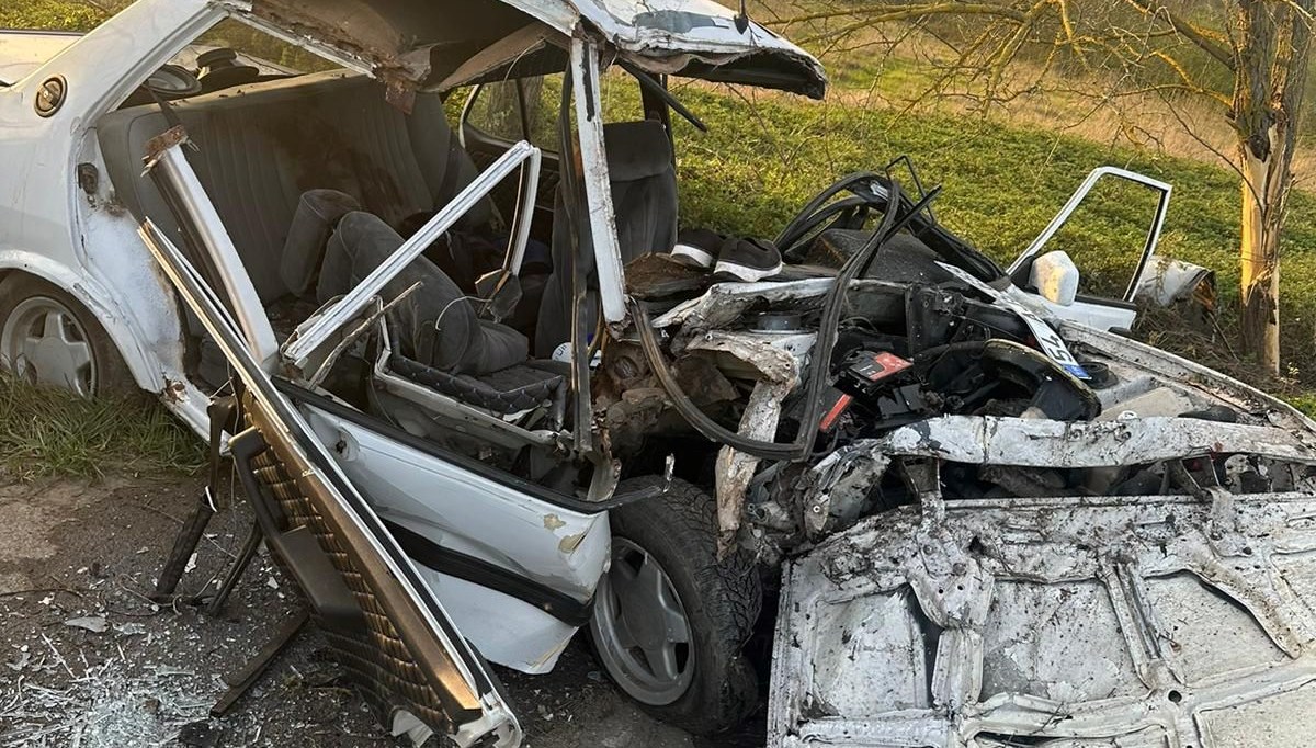 Sakarya'da feci kaza: Ağaca çarpan otomobildeki anne ile oğlu öldü