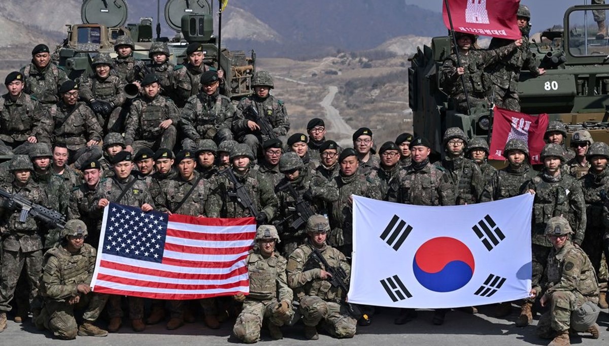 Güney Kore ve ABD'den ortak tatbikat