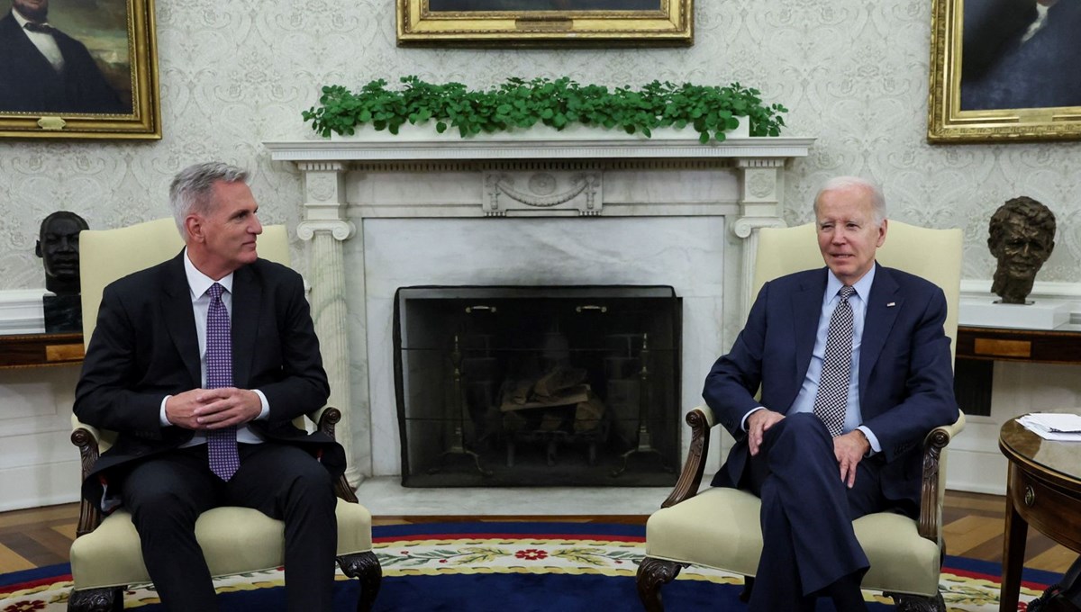 ABD Başkanı Joe Biden ve Temsilciler Meclisi Başkanı McCarthy borç limitini görüştü