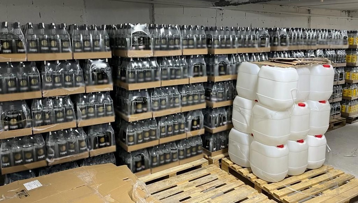 Yılbaşı öncesi operasyon | 45 bin şişe sahte içki yakalandı