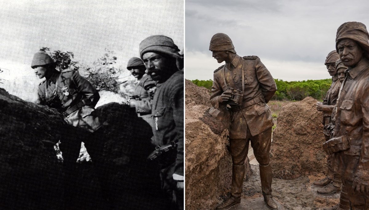 Çanakkale Kara Savaşları’nın 109’uncu yılı | Anafartalar Kahramanı Mustafa Kemal’in simge fotoğrafı ölümsüzleştirildi