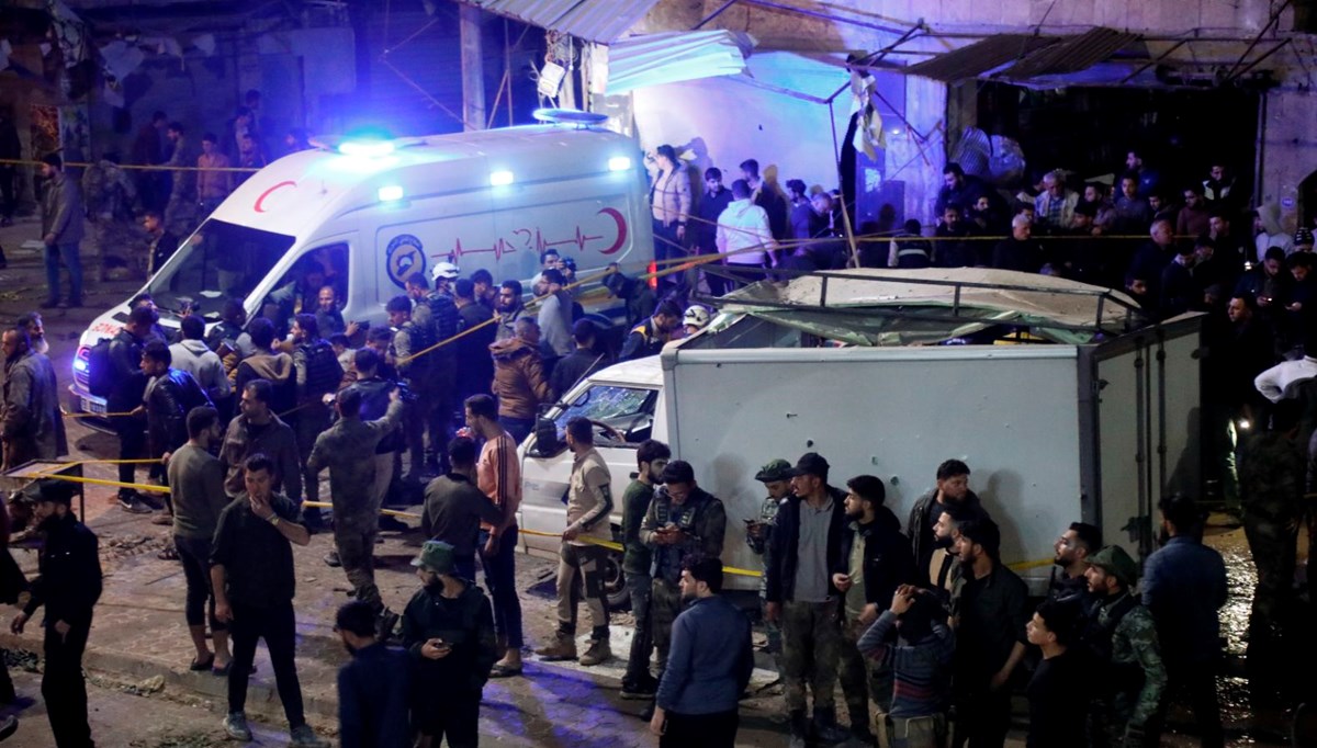 Suriye'nin Azez ilçesinde bombalı terör saldırısı: 8 ölü, 30 yaralı