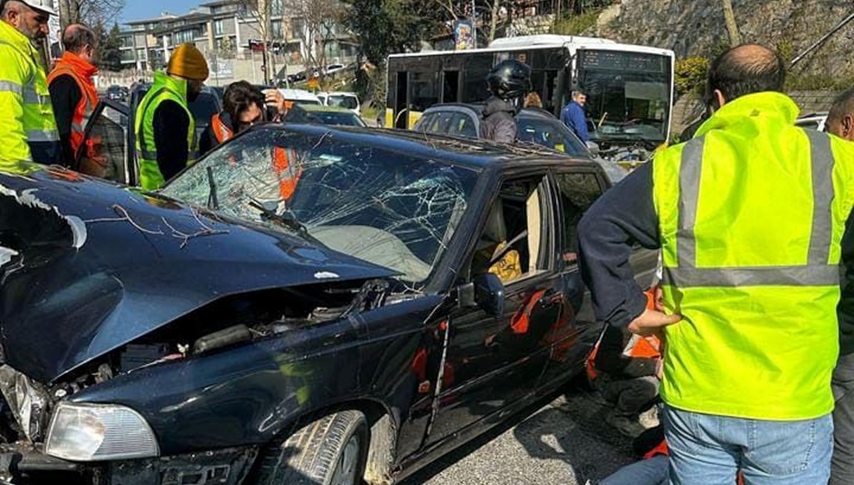 İstanbul Sarıyer'de kaza: 2 yaralı