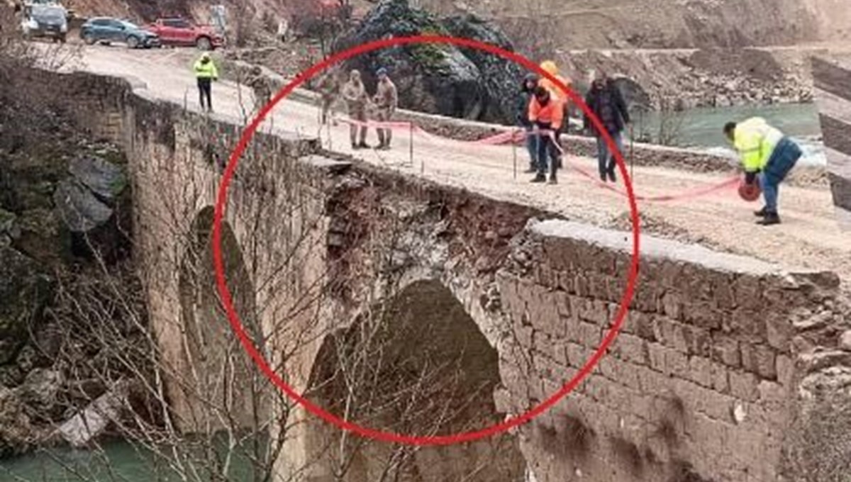 Diyarbakır'da viyadük yapımında dinamit kullanıldı: Tarihi köprü zarar gördü