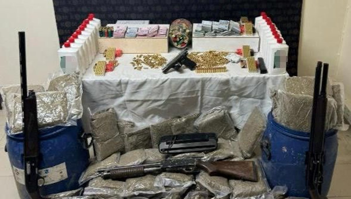 Gaziantep'te uyuşturucu ve kaçak silah operasyonu: 1 kişi tutklandı