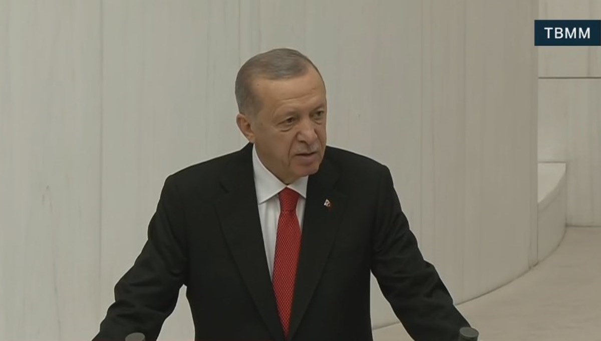Meclis’te yeni yasama yılı başladı | Cumhurbaşkanı Erdoğan konuşuyor