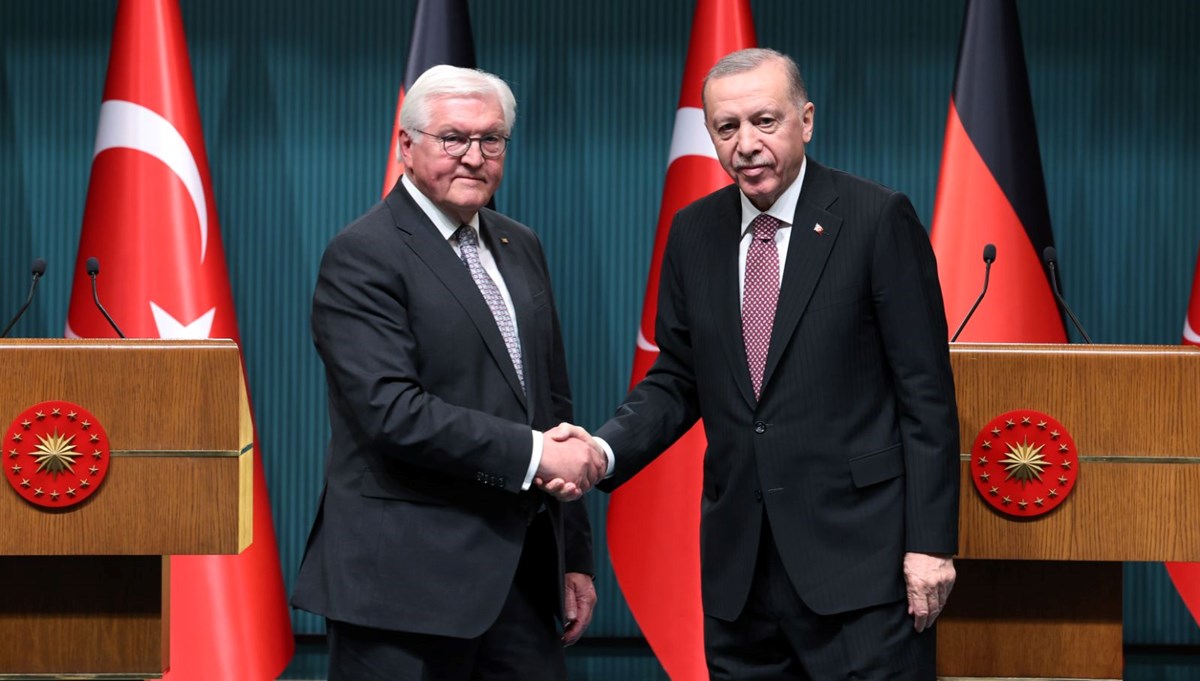 Cumhurbaşkanı Erdoğan'dan Alman mevkidaşı ile ortak açıklama