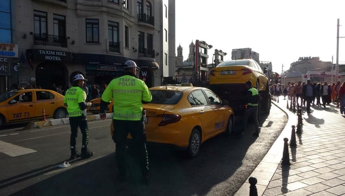 Taksim’den Karaköy’e 400 lira isteyen taksiciye ceza