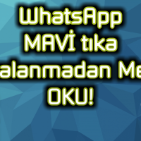 Mesajlardaki “MAVİ” tıklar dan KURTULUN !