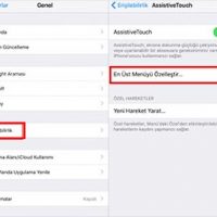 iPhone Sanal Tuş ile Ana Menüye Dönme Yöntemi