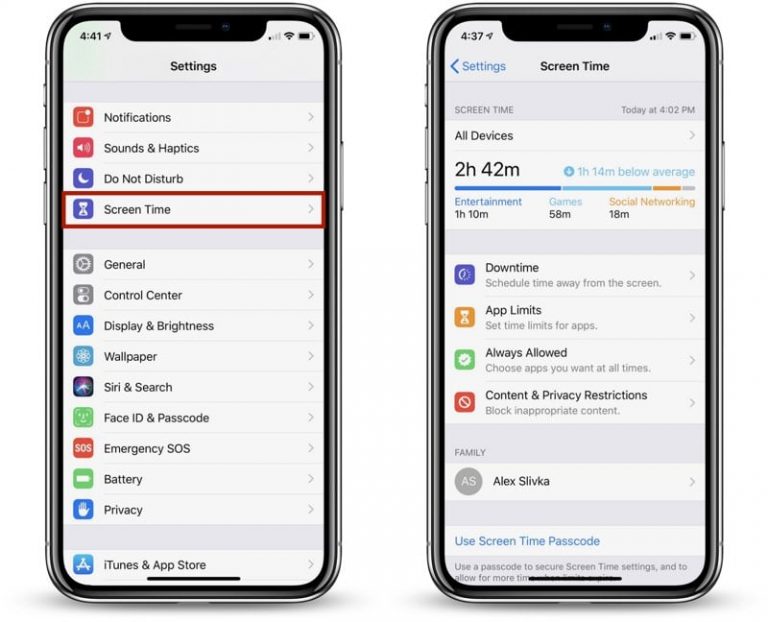 iPhone’da Ekran Süresini Kapatmak