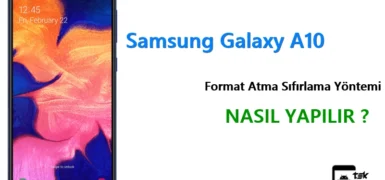 Samsung Galaxy A10s Format Atma Sıfırlama Yöntemi