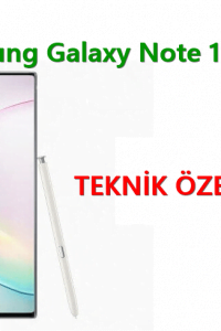 Samsung Galaxy Note 10+ (Plus) – Teknik Özellikleri