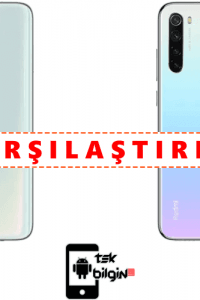 Xiaomi Redmi Note 8 64GB ve Xiaomi Redmi Note 8 Pro 64GB – Karşılaştırma