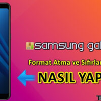 Samsung Galaxy A8+Format Atma Sıfırlama Yöntemi
