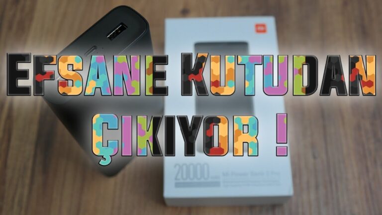 Xiaomi 20000 mAh 3 Pro Powerbank – Kutu Açılış ve inceleme