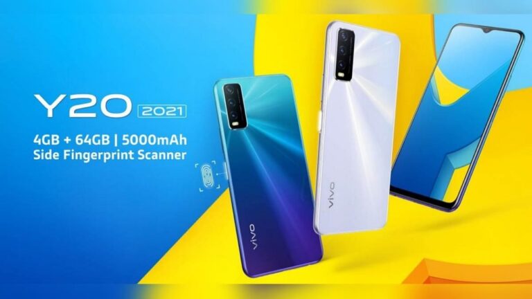 Vivo Y20 2021 Resmi Olarak Duyuruldu