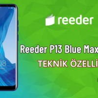 Reeder P13 Blue Max Pro – Teknik Özellikleri