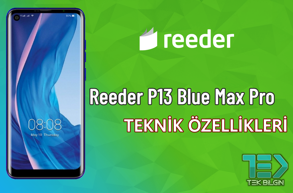 Reeder P13 Blue Max Pro – Teknik Özellikleri
