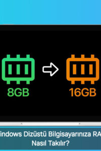 Windows Dizüstü Bilgisayarınıza RAM Nasıl Takılır?