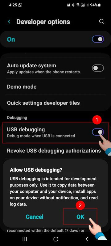 Android Usb Debugging