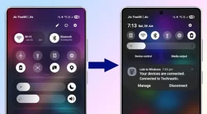 One UI 7’de Bildirimlerle Hızlı Ayarlar Panelini Geri Alın
