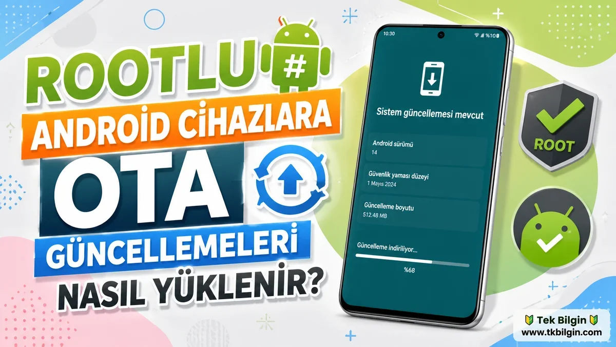 Rootlu Android Cihazlara OTA Güncellemesi Yapmak: Bilmeniz Gerekenler ve Adım Adım Yaklaşım