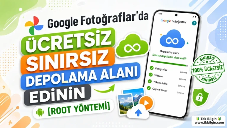 Google Fotoğraflar Sınırsız Depolama Sırrı: Cihazınızı Pixel Gibi Gösterme Yöntemi (Root İşlemi Gerektirir)