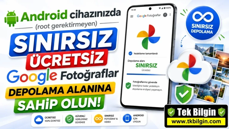 Android Cihazınızda Google Fotoğraflar Depolama Sınırını Aşmanın Akıllı Yöntemleri
